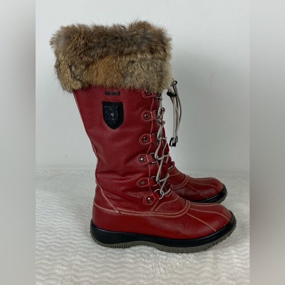 Atelier noir boots leather with real fur - Picture 9 of 9